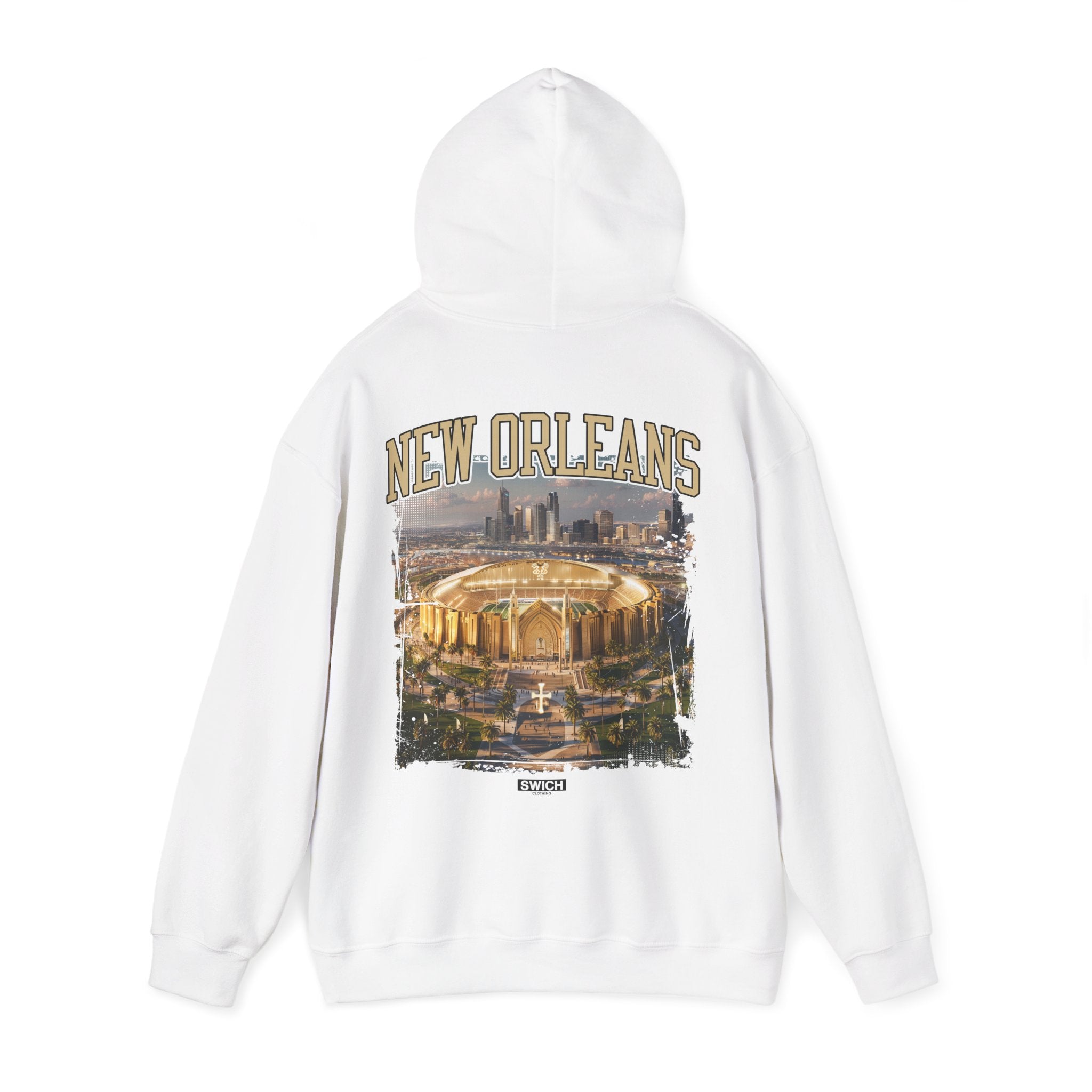 NEW ORLEANS FOOTBALL STADIUM HOODIE