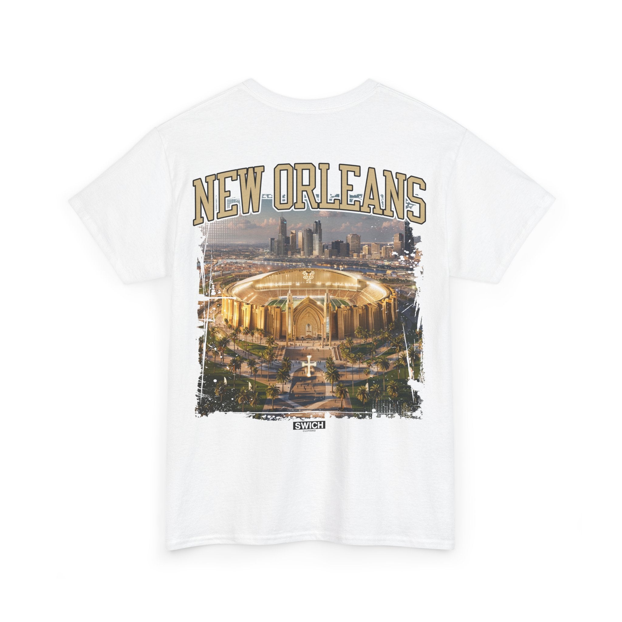 NEW ORLEANS FOOTBALL STADIUM T-SHIRT