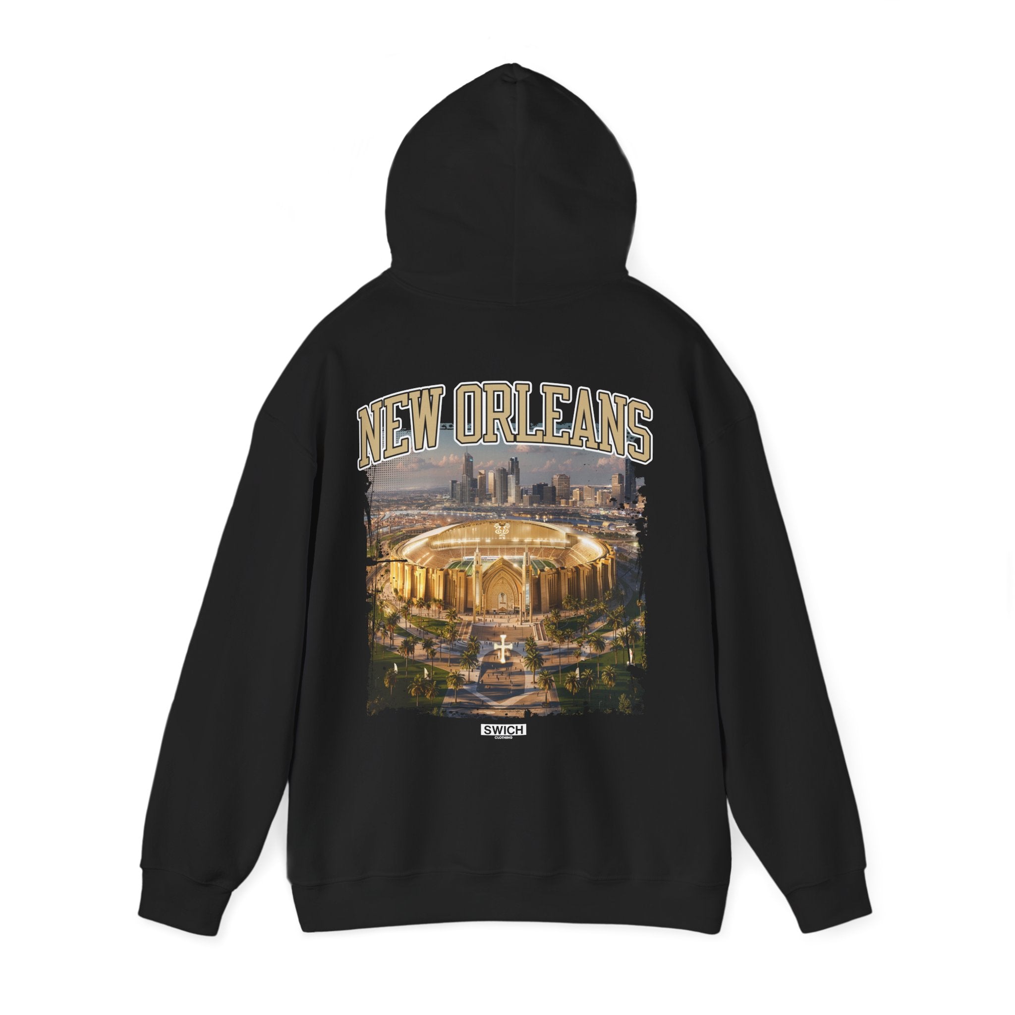 NEW ORLEANS FOOTBALL STADIUM HOODIE