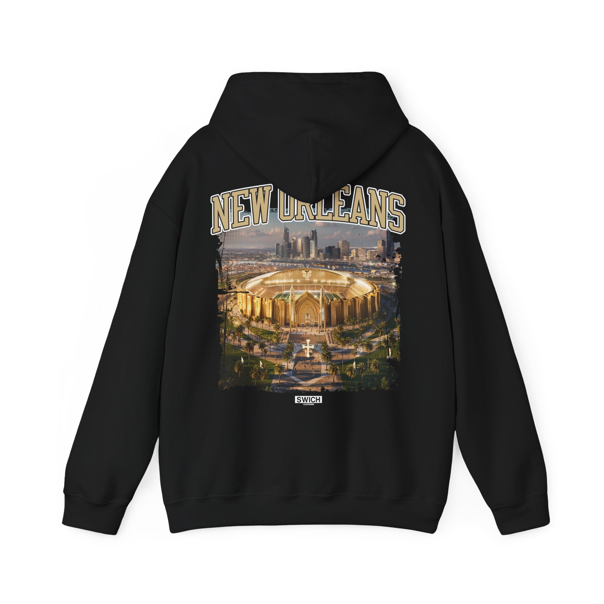 NEW ORLEANS FOOTBALL STADIUM HOODIE