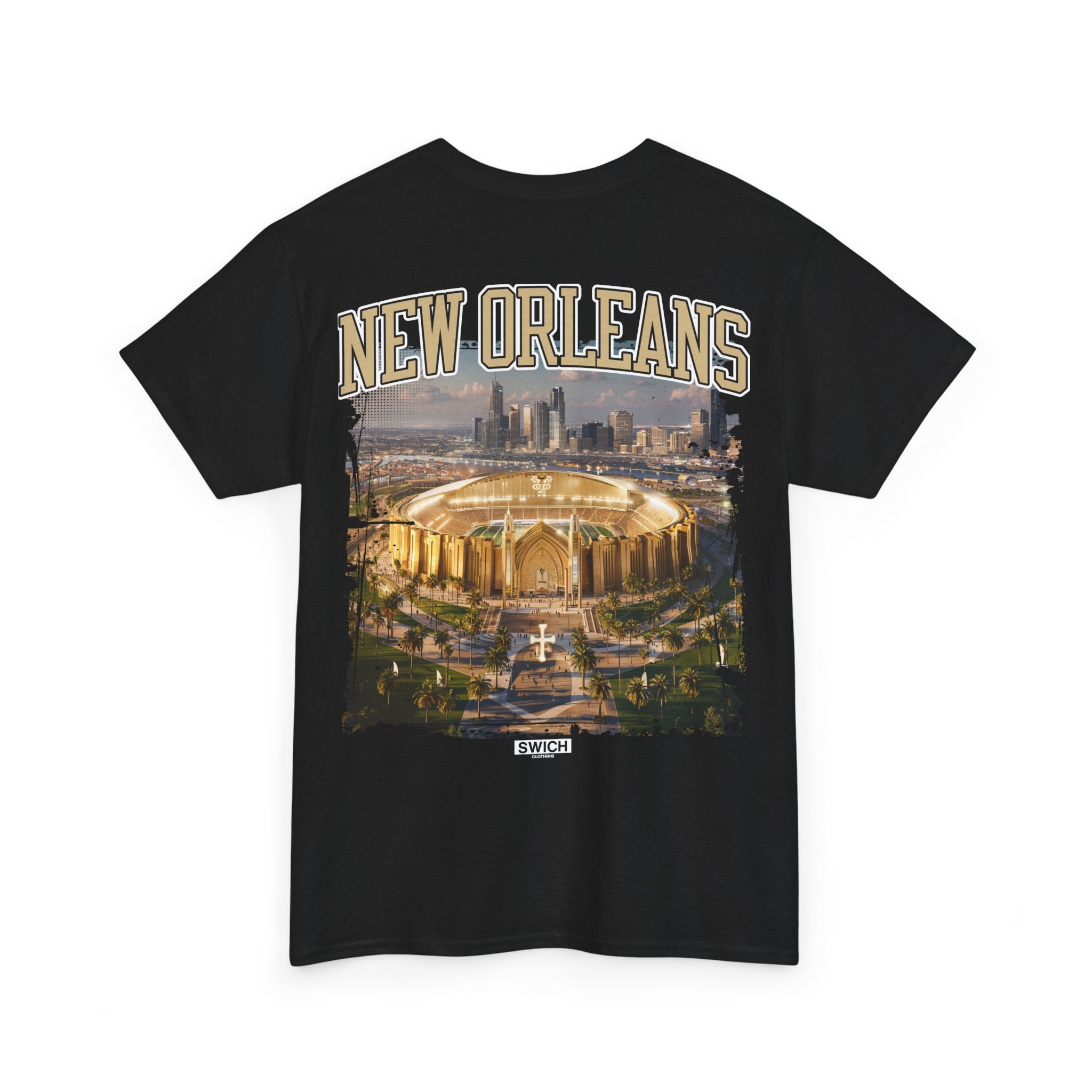 NEW ORLEANS FOOTBALL STADIUM T-SHIRT