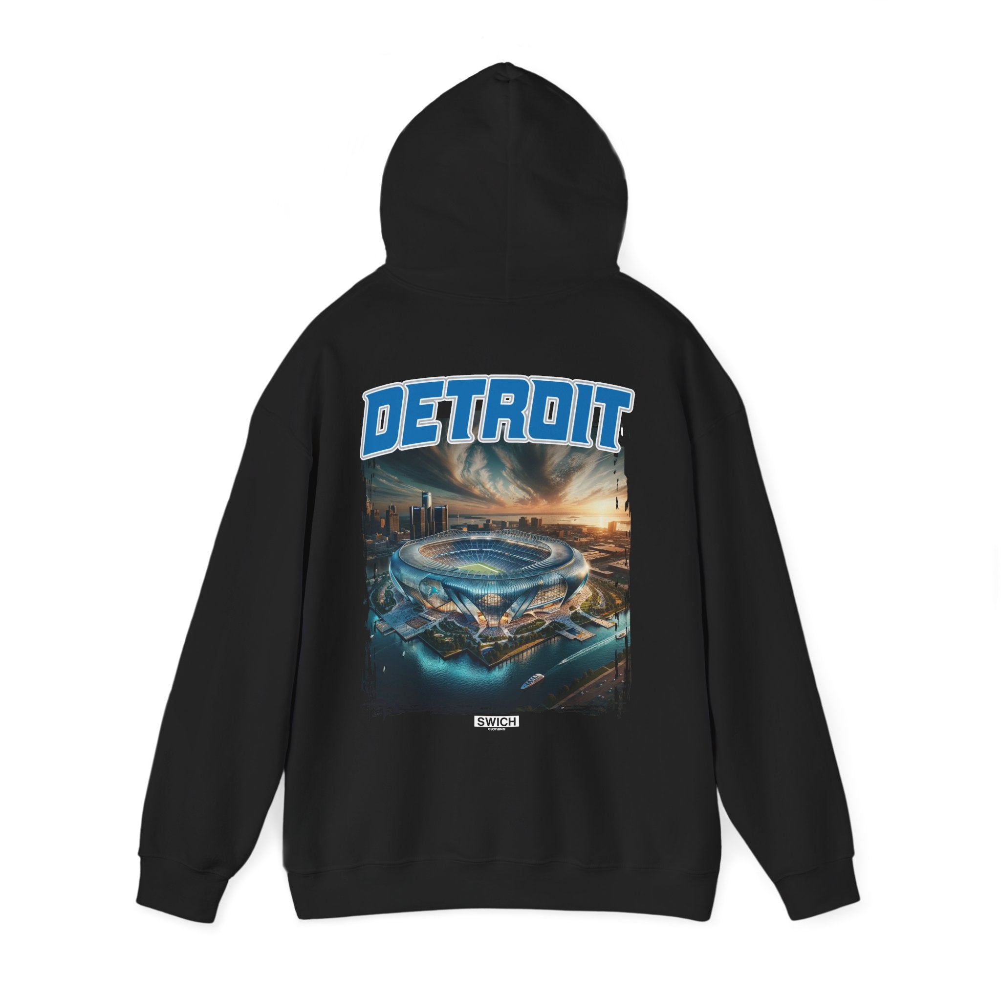 DETROIT FOOTBALL STADIUM HOODIE
